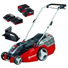 Газонокосилка аккумуляторная бесщеточная Einhell GE-CM 43 Li М 36 В 43 см 2x4 Ач АКБ и ЗУ входит в комплект