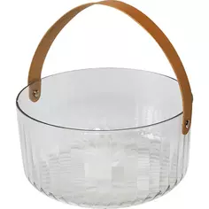 Корзина для фруктов 21x21x11 см полиэстер прозрачный Vidage