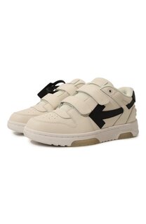 Кожаные кеды Off-White