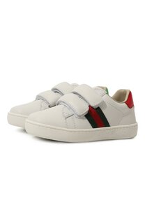Кожаные кеды Gucci