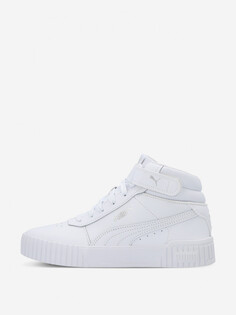 Кеды для девочек PUMA Carina 2.0 Mid Jr, Белый