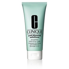Маска для лица CLINIQUE Очищающая, контролирующая излишки жира маска Anti-Blemish Solutions Oil-Control Cleansing Mask