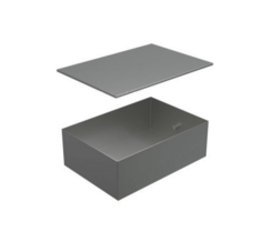 Коробка Ecoplast 70161 BOX/6-8 металлическая с крышкой для заливки в пол 249,6х167,6х75мм, для люков 70062, 70082