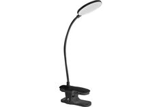 Светильник Gauss GT2052 GTL205 настольный на прищепке LED черный 5Вт
