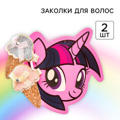 Заколка для волос, 2 штуки, my little pony Hasbro