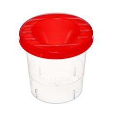 Набор стаканов непроливаек 210мл 2шт calligrata сн-1 цв красный