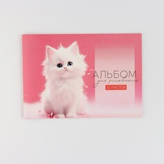 Альбом для рисования на скрепке а4, 20 листов NO Brand