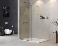 Душевая перегородка Cezares Liberta LIBERTA-L-1-90-120-C-Cr 90 см, профиль хром, стекло прозрачное