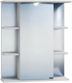 Зеркальный шкаф 60x70,5 см белый глянец Санта Герда 101042 Santa