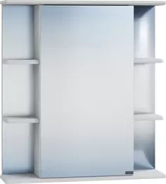 Зеркальный шкаф 65x70,5 см белый глянец Санта Герда 101044 Santa