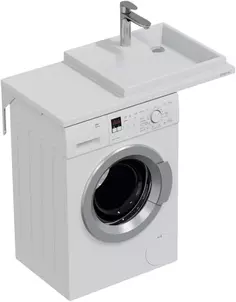 Раковина над стиральной машиной 90x50 см без кронштейнов R Санта Юпитер 900129 Santa