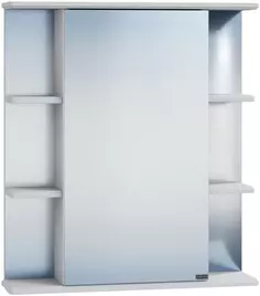 Зеркальный шкаф 60x70,5 см белый глянец Санта Герда 101041 Santa