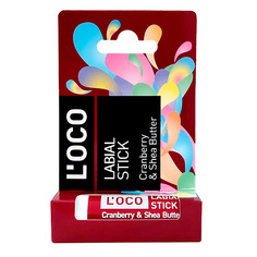L`OCO Бальзам для губ Клюква и Масло ши 5.5 Loco