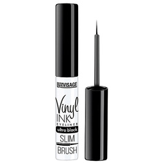 Подводка для глаз LUXVISAGE Жидкая глянцевая подводка для глаз Vinyl INK Ultra Black