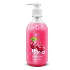 Мыло жидкое GRASS Жидкое крем-мыло "Milana" спелая черешня с дозатором 500.0
