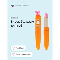 Блеск для губ ISCREAM Блеск-бальзам для губ FUNNY BUNNY