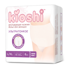 Менструальные трусы KIOSHI Трусики для женщин ультратонкие впитывающие L/XL