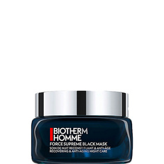 Маска для лица BIOTHERM Ночная антивозрастная маска-крем для мужчин Homme Force Supreme Black 50.0