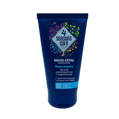 Маска для лица ЦАРСТВО АРОМАТОВ Маска-скраб с глиной-каолином 4 Seasons Care 140.0