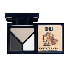 Тени для век SHU Мини палетка теней для век Queens Play Palette Mini Eyeshadow Palette