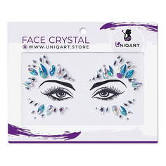 Наклейки для лица UNIQART Кристаллы для лица UNIQART "Хрустальная девочка"