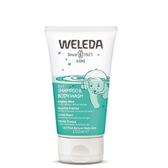 Шампунь для волос WELEDA Детский шампунь и гель для душа с ароматом мяты Kids 2-in-1 Shower & Shampoo 150.0