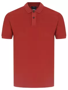Поло Slim Fit хлопковое Boss