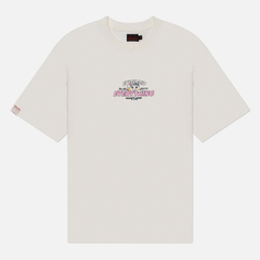 Женская футболка Evisu Daruma & Fortune Cat Printed Daicock, цвет белый