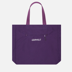 Сумка Gramicci Shell Tote, цвет фиолетовый