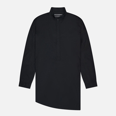 Мужская рубашка maharishi Long Zipped Kurta, цвет чёрный