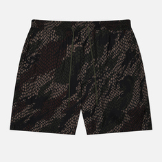 Мужские шорты maharishi Bonsai Dragon Scales Camo Swim, цвет оливковый