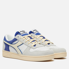 Кроссовки Diadora Magic Basket Low Suede Leather, цвет белый