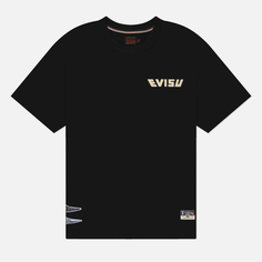Мужская футболка Evisu Ribbon Daicock Printed, цвет чёрный