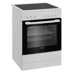 Плиты электрические плита электрическая HOTPOINT-ARISTON HS6V5PHW 4 конфорки, 60х60 см белая