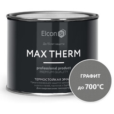 Краски и эмали для печей и каминов эмаль термостойкая ELCON для печей 400г графитовая, арт.00-00002910