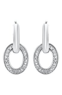 Серьги со съемной частью Jil Sander