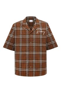 Хлопковая рубашка Burberry
