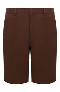 Шорты из хлопка и льна Zegna