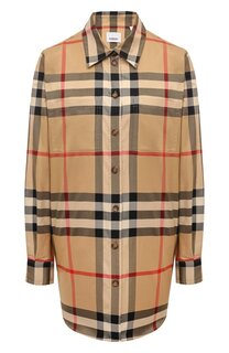 Хлопковая рубашка Burberry