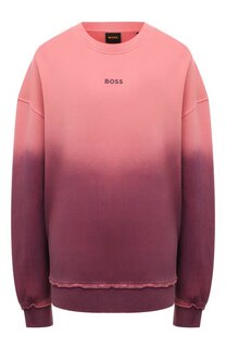 Хлопковый свитшот BOSS Orange