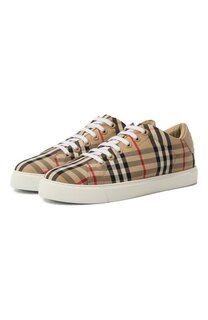 Текстильные кеды Burberry