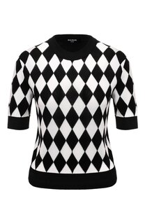 Пуловер из вискозы и хлопка Balmain
