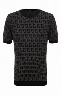 Джемпер из шерсти и хлопка Fendi
