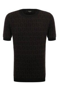 Джемпер из шерсти и хлопка Fendi