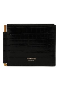 Кожаный зажим для денег Tom Ford