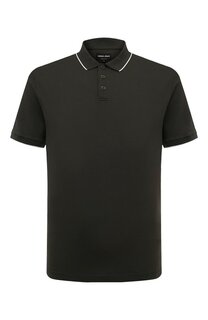 Хлопковое поло Giorgio Armani