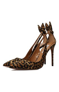 Текстильные туфли Bow Tie 105 Aquazzura