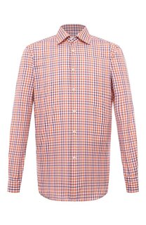 Хлопковая рубашка Kiton