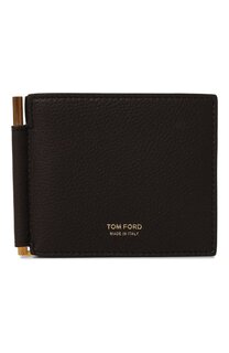 Кожаный зажим для денег Tom Ford