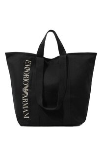 Текстильная сумка-шопер Emporio Armani
